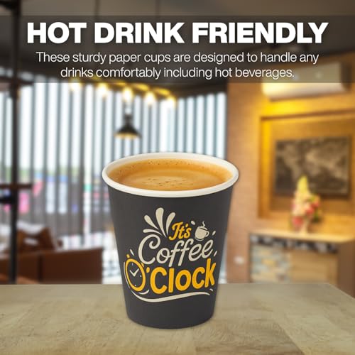 Disposable Coffee Cups (100 Count)