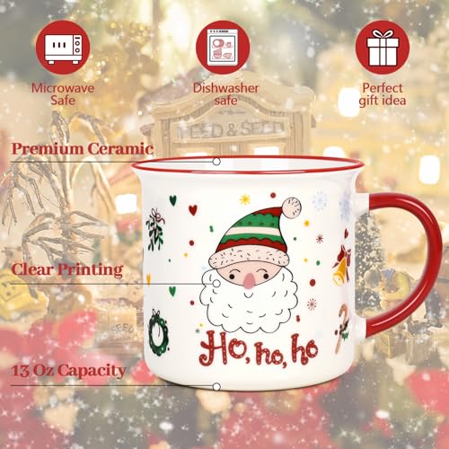 Christmas Mugs Set of 4 (4 Count)