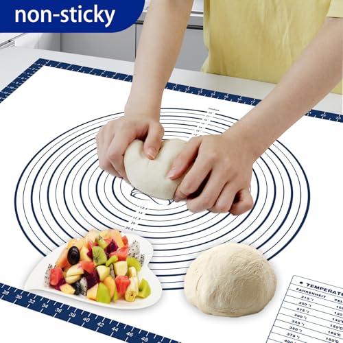 Pastry Dough Mat Silicone Baking Mats for Rolling Out Dough