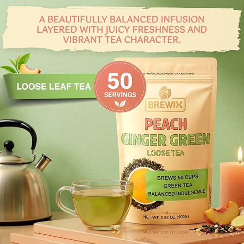 Peach Ginger Green Tea (3.53 Ounce)