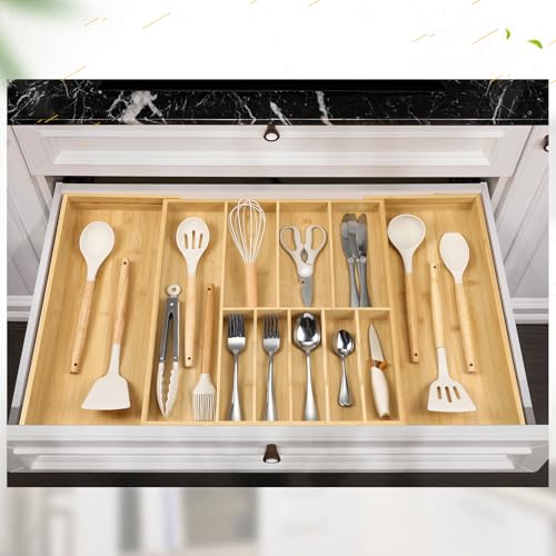 Silverware Organizer for Cabinet Drawer