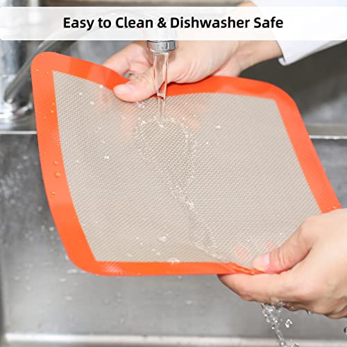 Square Silicone Baking Mats for 10 Inch Cake Pan