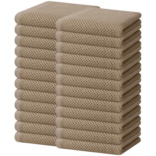 100% Cotton Waffle Weave Kitchen Dish Towels 24 (24 Count)