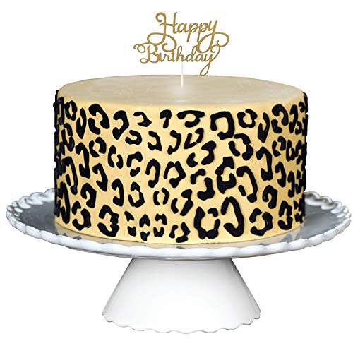 Reusable Cheetah Print Stencil
