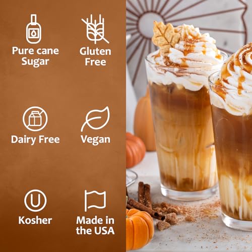 Pumpkin Spice Syrup for Coffee 25.4 Ounces Pumpkin Spice Flavored Coffee Syrup (25.4 Fl Oz)