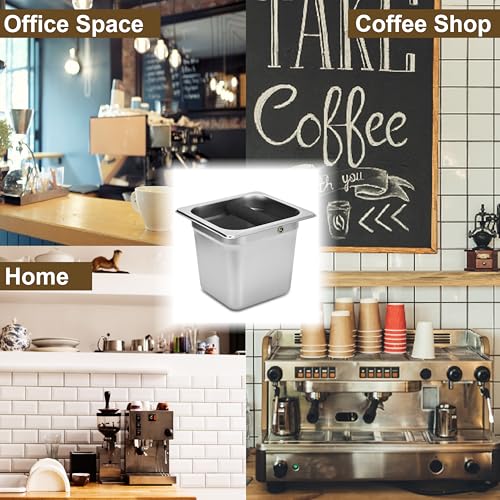 Stainless Steel Coffee Knock Box (50 Fl Oz)