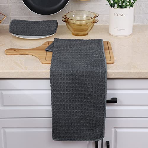 Microfiber Waffle Weave Kitchen Towels (4 Count)