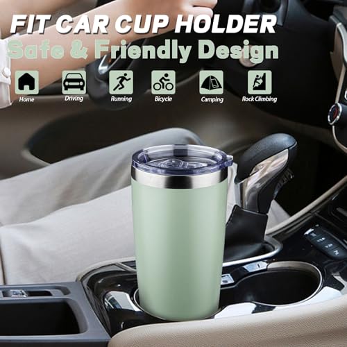 20 oz Tumbler with Lids and Straws