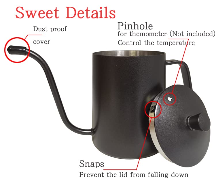 Welllink Gooseneck Pour Over Kettle 20oz