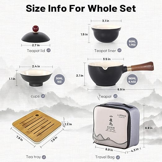 Porcelain Chinese Gongfu Tea Set