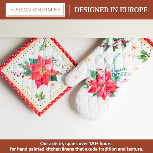 100% Cotton Oven Mitt & Pot Holder Set (2 Count)