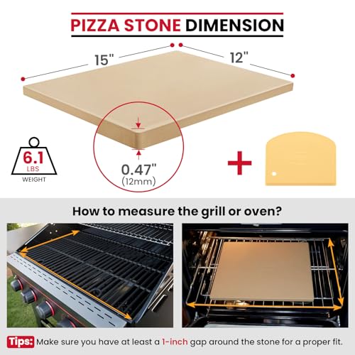 Pizza Stone for Oven and Grill