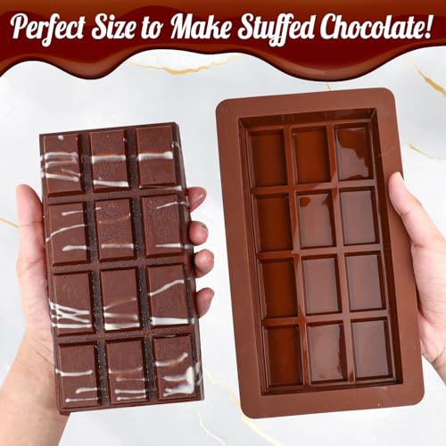1 Inch Deep Chocolate Bar Mold 12 Snap