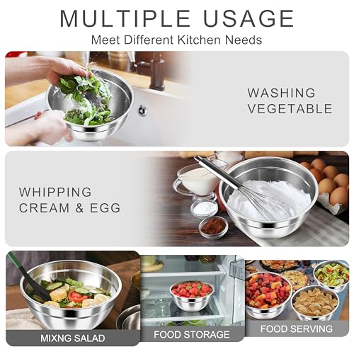 Mixing Bowls with Airtight Lids (6 Count)