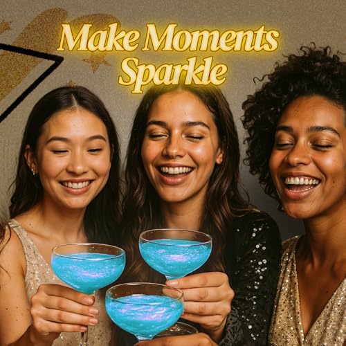 Iridescent Edible Glitter for Drinks 15g