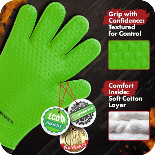 Silicone Smoker BBQ Gloves