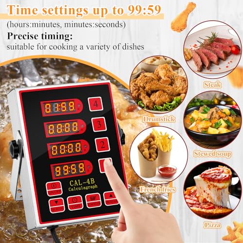1 Pack Commercial Digital Kitchen Timer for Cooking