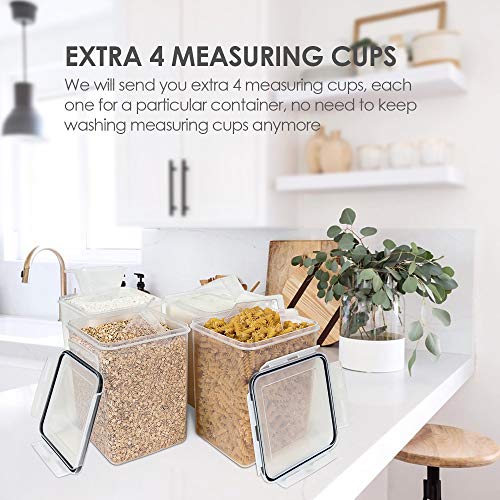5.2L Flour Sugar Storage Containers (4 Count)