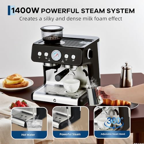 20 Bar Espresso Coffee Machine with Built