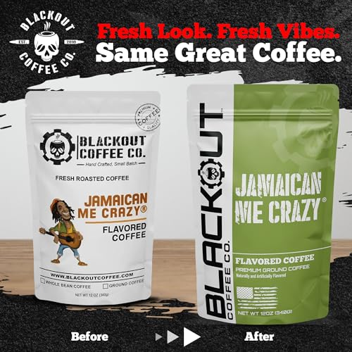 Blackout Coffee Jamaican Me Crazy Ground Coffee (12 Ounce)