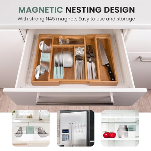 Magnetic Measuring Cups and Spoons Set (16 Count)