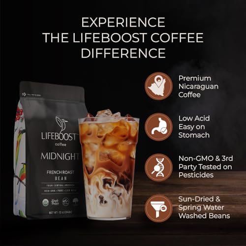 Midnight French Roast Coffee Beans (12 Ounce)