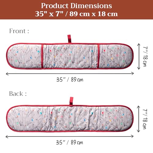 Double Oven Mitts 100% Cotton Double Oven Glove