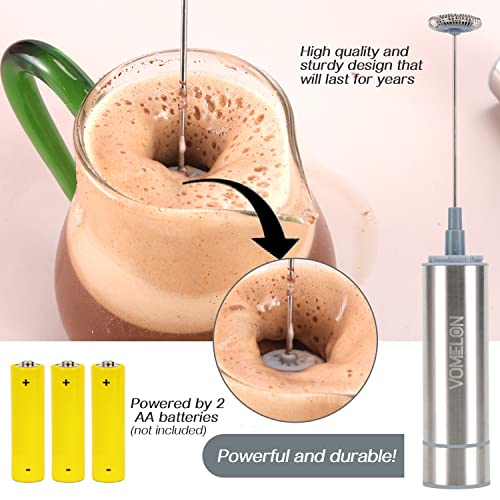 Milk Frother Handheld Battery Operated Frother for Coffee