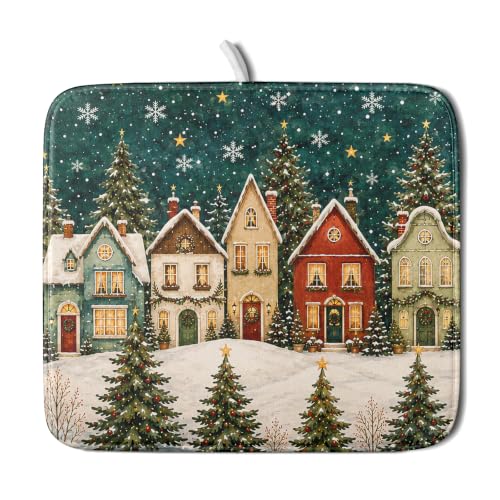 Christmas Dish Drying Mat