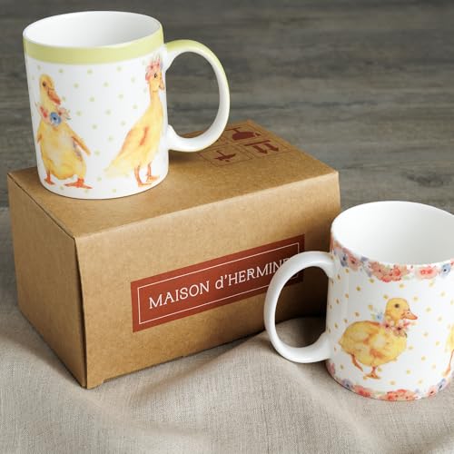 Coffee Mug with Handles Tea Cups (2 Count)