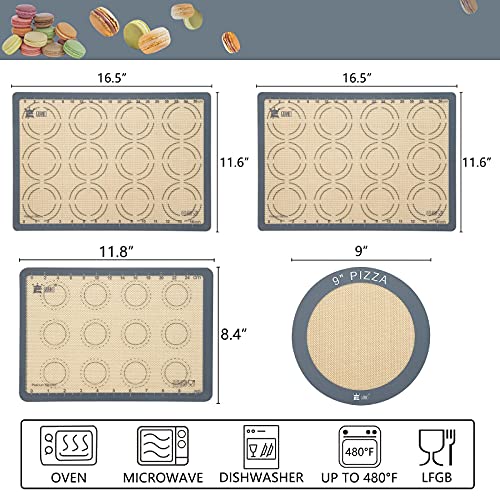 Silicone Baking Mat Set of 4 (6 Count)