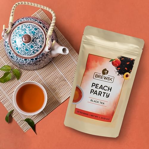 Peach Party Premium Black Tea with Peach (22 Count)