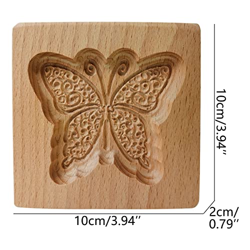 Wooden Cookie Biscuit Mold