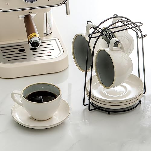 Stackable Cappuccino Cup Set of 4 [8oz] Activated (9 Count)