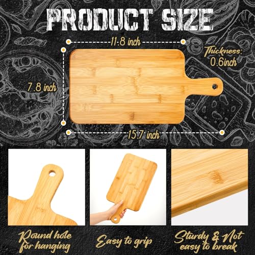 30 Pcs Cutting Boards with Handle (30 Count)