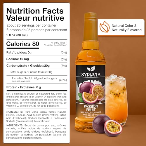 Passion Fruit Syrup (25.4 Fl Oz)