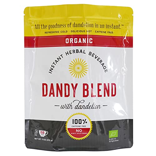 156 Cup Bag of Organic Dandy Blend Instant Herbal Beverage with Dandelion (11 Ounce)