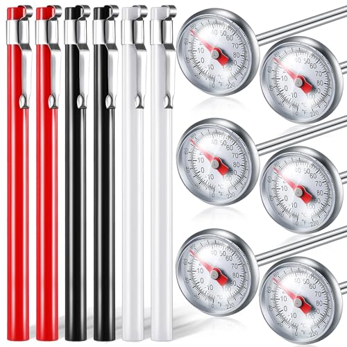 6 Pcs Stainless Steel Kitchen Dial Thermometer 5