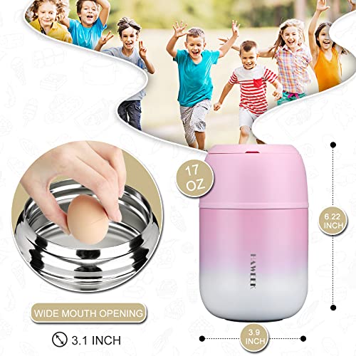 17oz Insulated Food Jar with Spoon