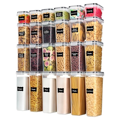 Airtight Food Storage Containers with Lids (24 Count)
