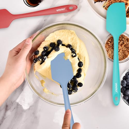 3 Pack Large Silicone Spatula for Kitchen