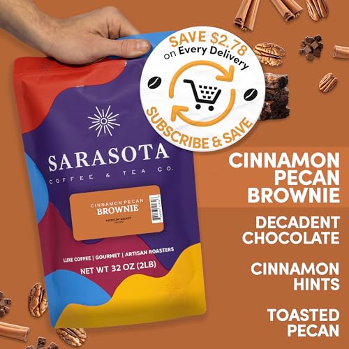 2 lb Cinnamon Pecan Brownie Ground Coffee (32 Ounce)