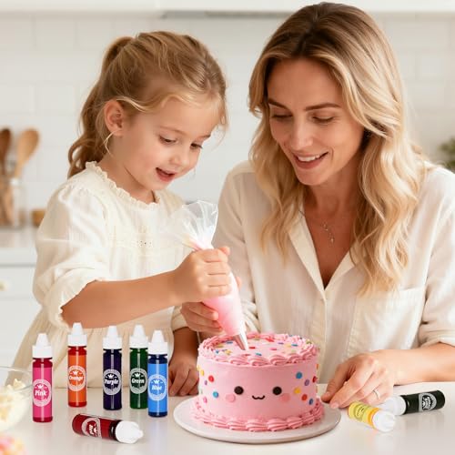 Oil Based Food Coloring for Chocolate 8 Colors .35 Fl Oz Bottles Food Grade Edible Dye for Baking Candy Melts (2.8 Fl Oz)