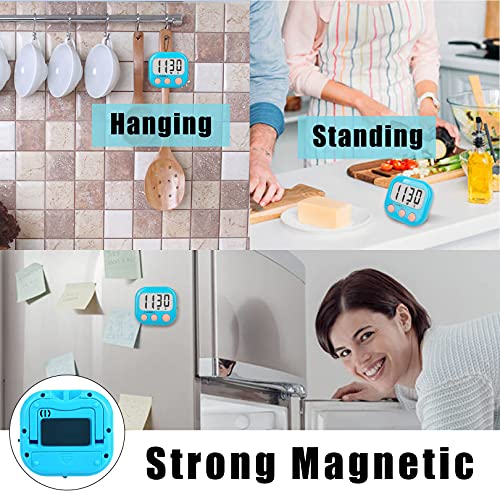 Digital Kitchen Timers for Cooking (6 Count)