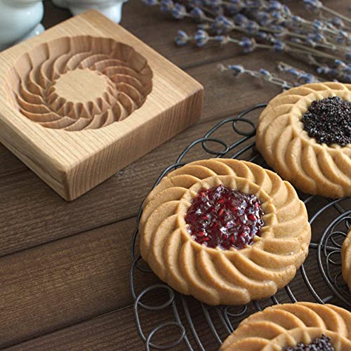 Wooden Cookie Biscuit Mold