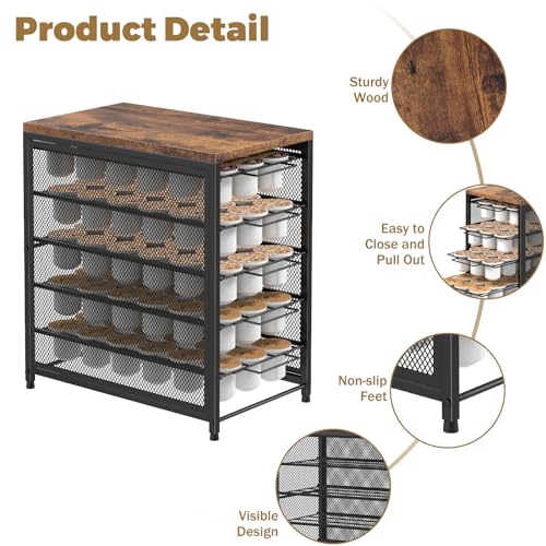 Coffee Pod Holder for Counter (22 Count)