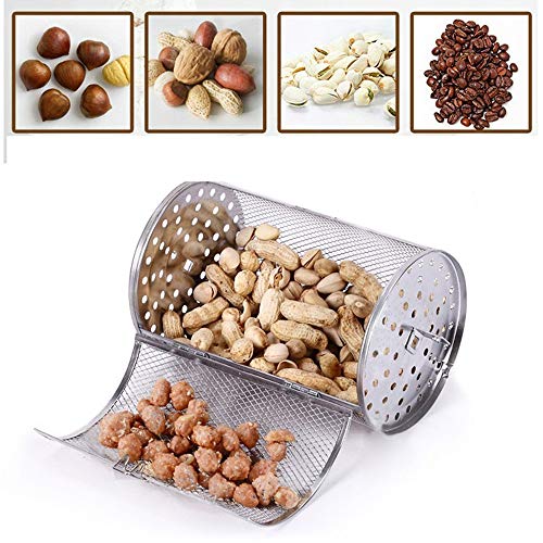 Stainless Steel Rotisserie Grill Roaster Drum Oven Basket
