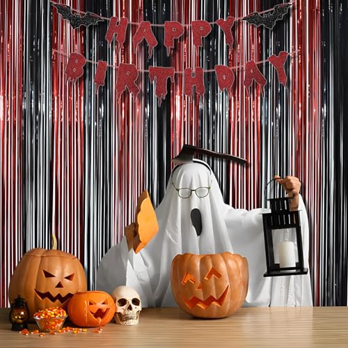 Party Streamers Fringe Backdrop (2 Count)
