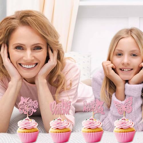 12Pcs Butterfly Cupcake Toppers