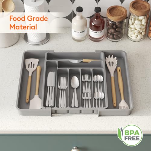 Expandable Silverware Drawer Organizer